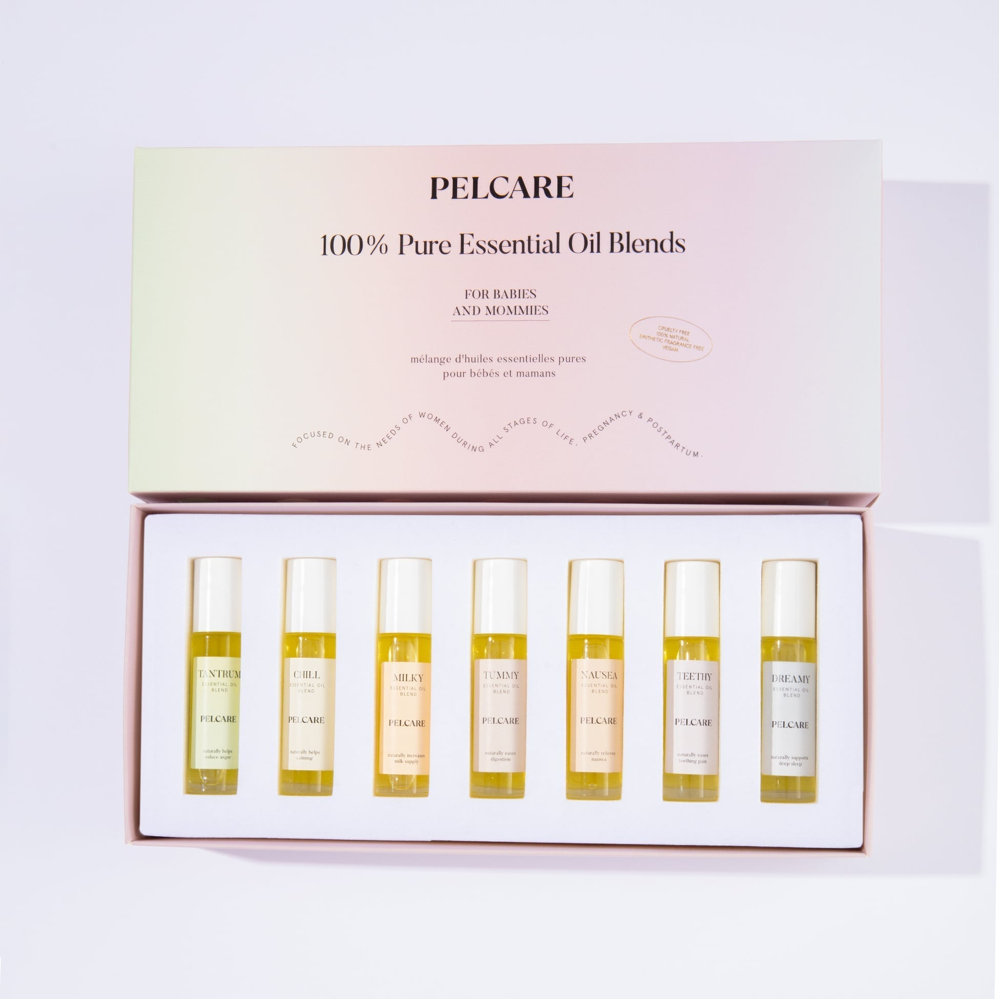 Pelcare essential oil blend for babies and mommies gentle aromatic ritual