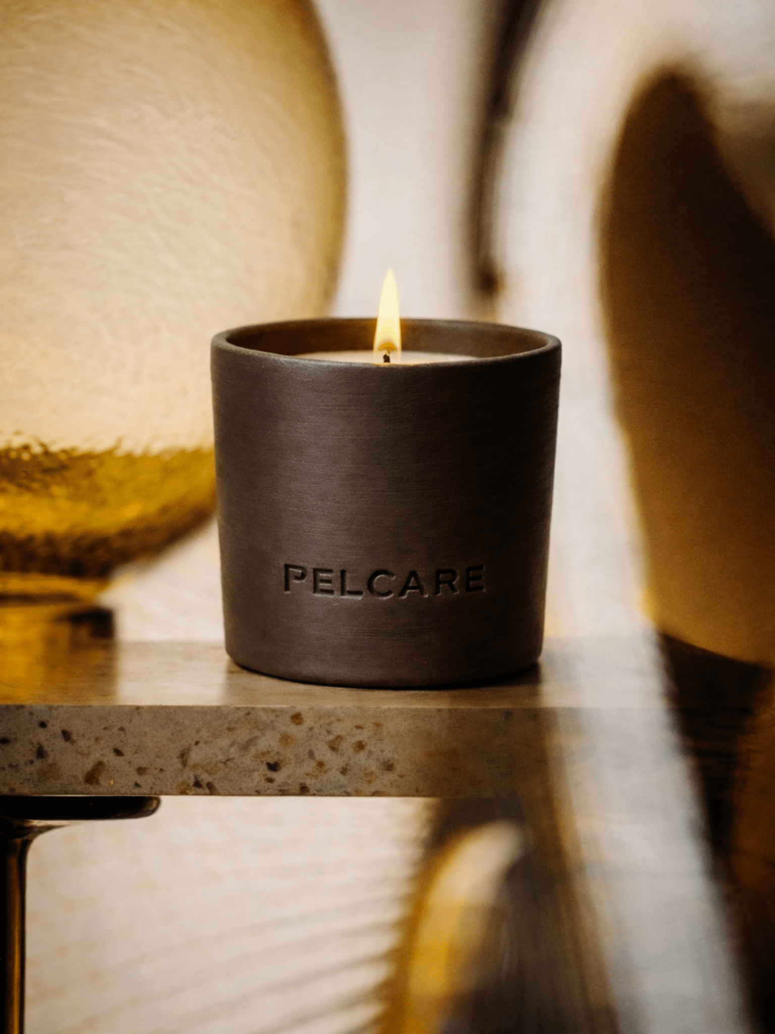 Pelcare Calming Ritual Set with Superfood Repairing Plumping Cream and Saffron Soya Candle