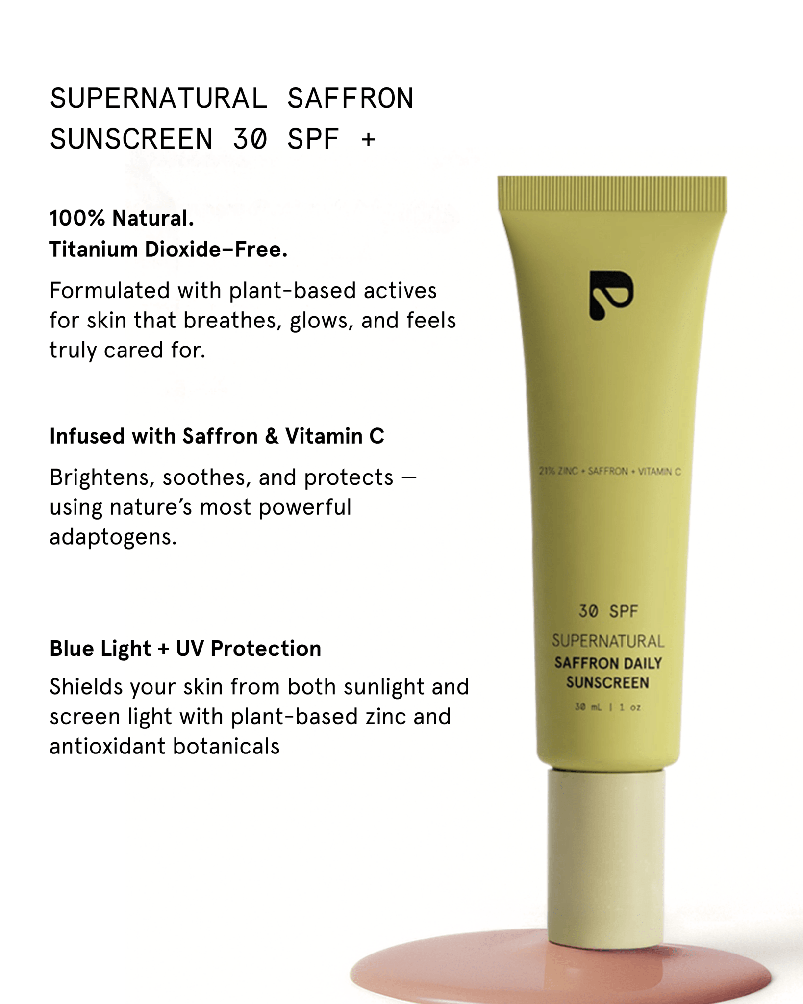 Pelcare Supernatural Saffron Daily Sunscreen lightweight daily sun cream with saffron