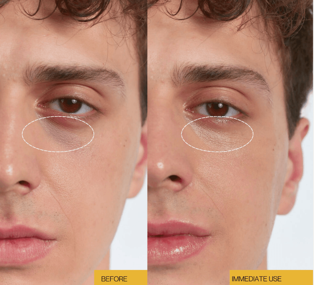 Brightening saffron eye cream for tired-looking under-eyes