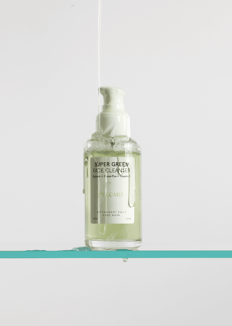 Pelcare Super Green Face Cleanser gentle plant-powered daily face cleanser