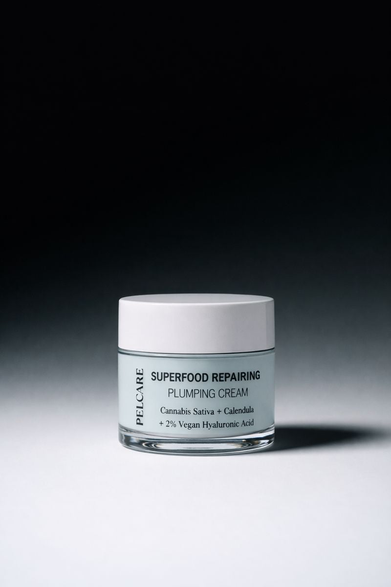Pelcare Superfood Repairing Plumping Cream rich hydrating face cream for dry-looking skin