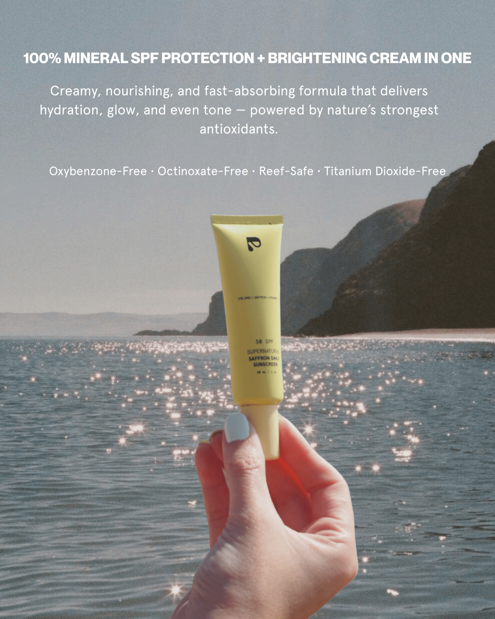 Pelcare Supernatural Saffron Daily Sunscreen lightweight daily sun cream with saffron
