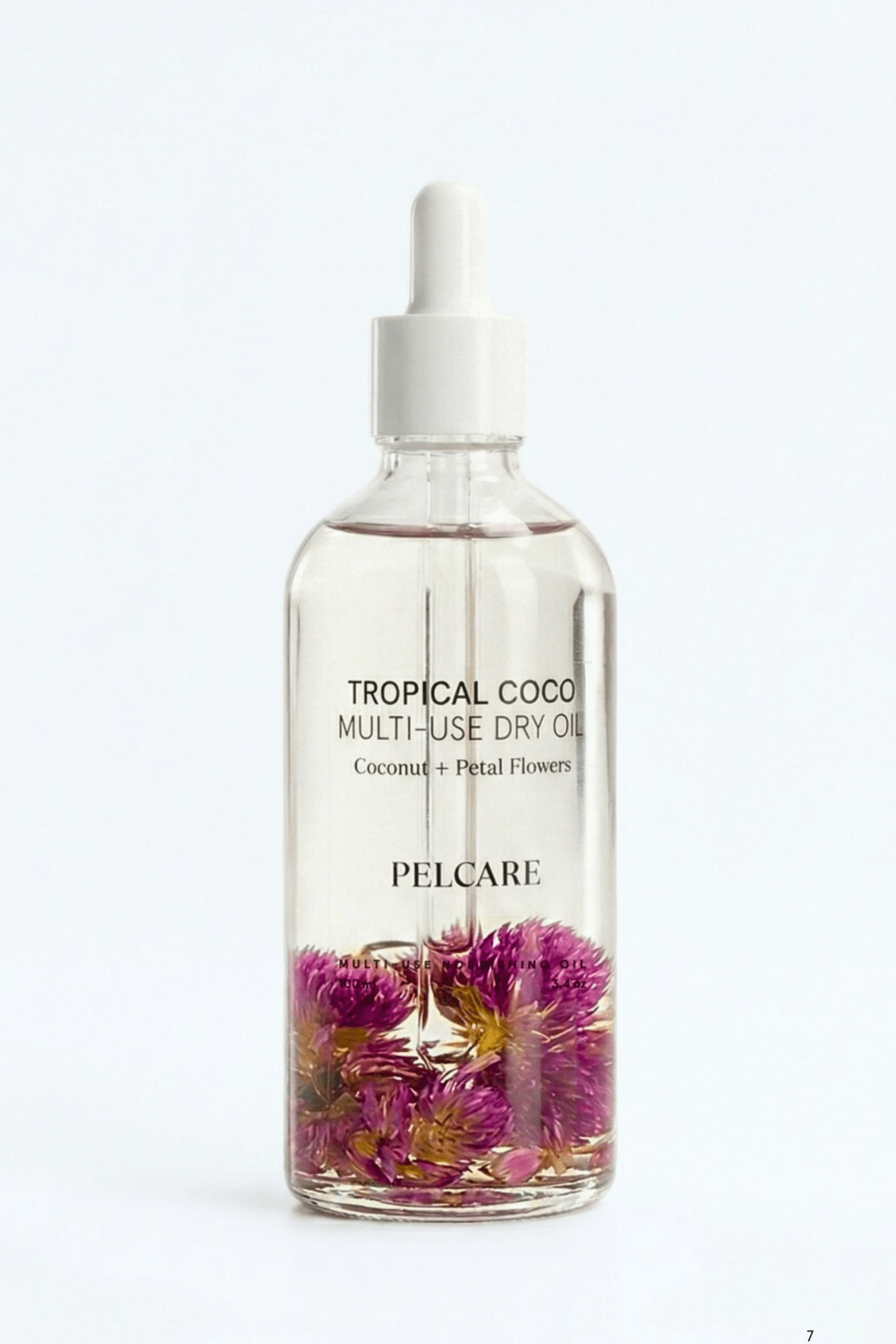 Pelcare Tropical Coco body oil with lightweight non-greasy finish
