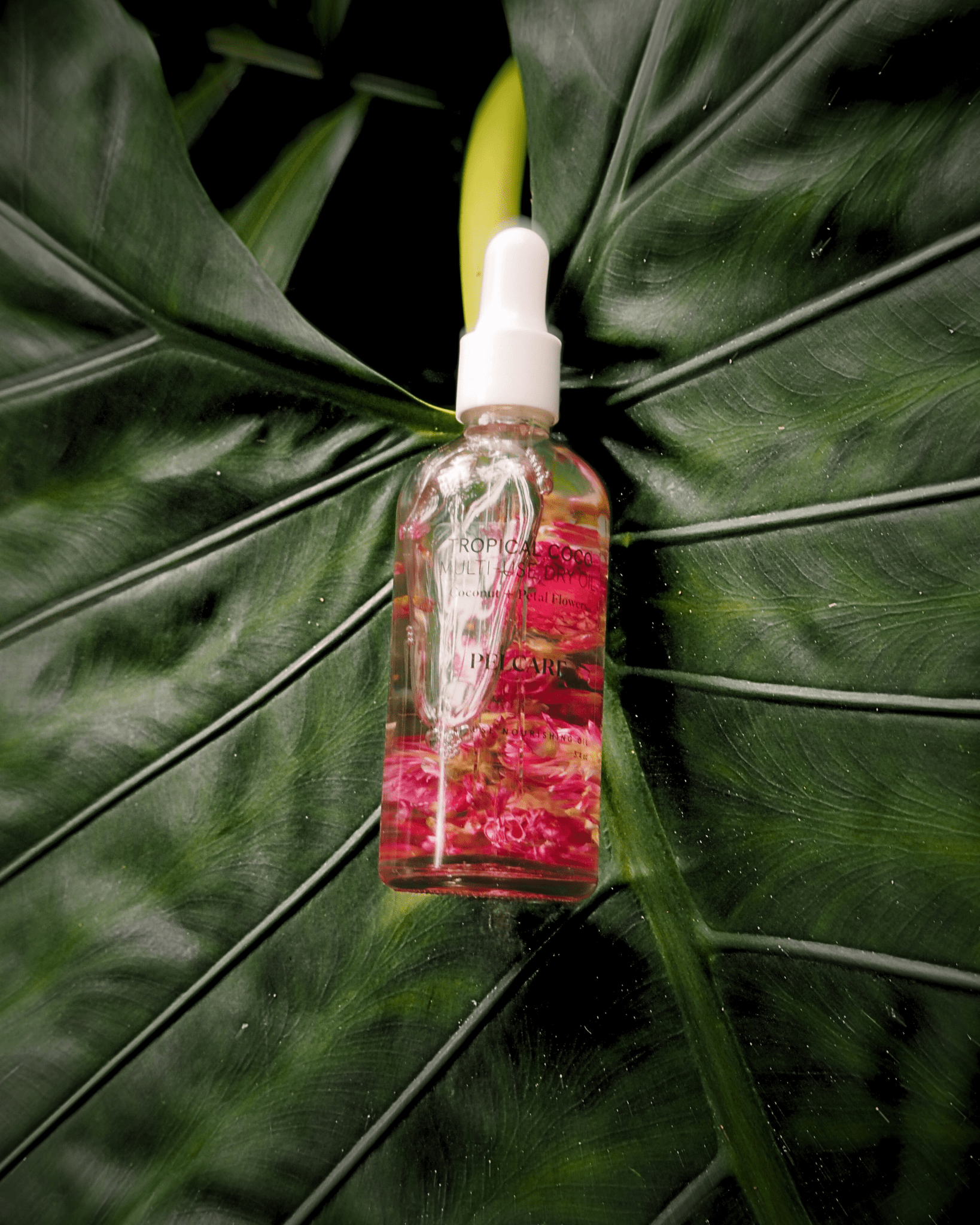 Tropical Coco dry body oil for soft glowing summer skin